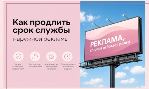 Как продлить срок службы наружной рекламы в  Апатитах