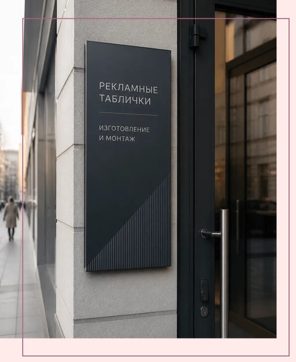 Рекламные таблички в Апатитах по цене от 4667 р. | Аванза-Птт