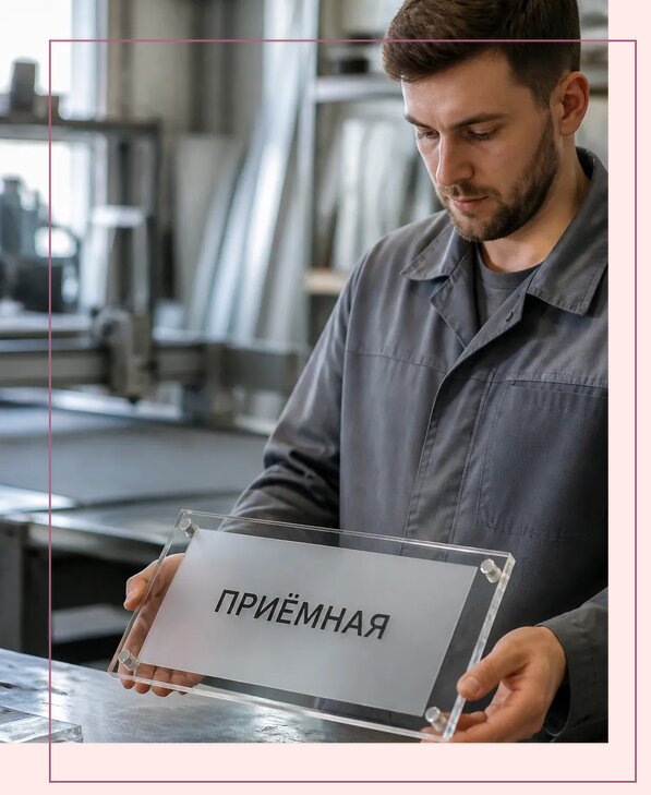 Таблички из оргстекла на заказ в Апатитах от 4045 р. | Аванза-Птт