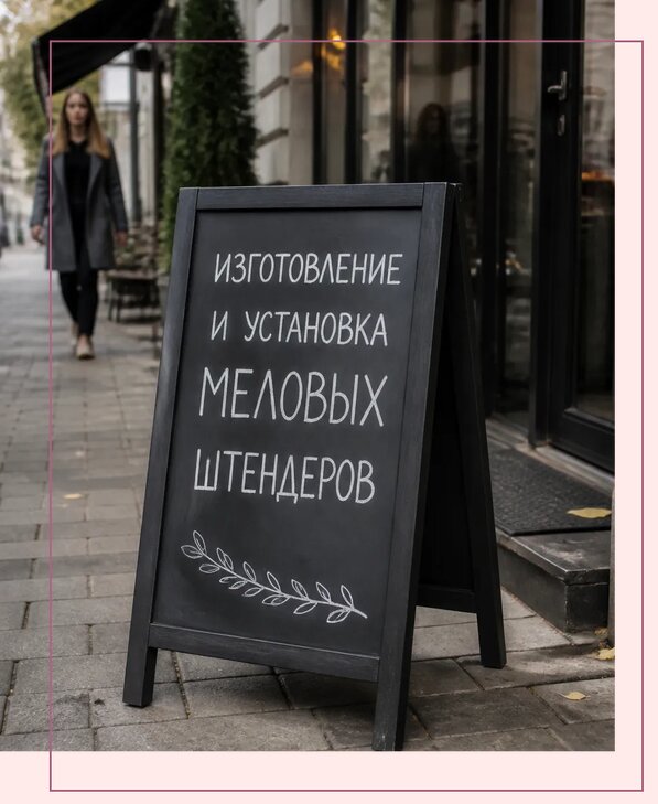 Меловые штендеры в Апатитах по цене от 6742 р. | Аванза-Птт